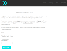 Tablet Screenshot of hexspa.com
